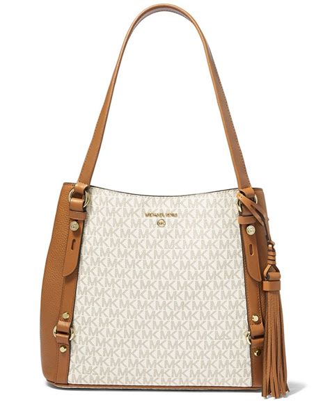 michael kors carrie large shoulder tote|extra large Michael Kors Tote.